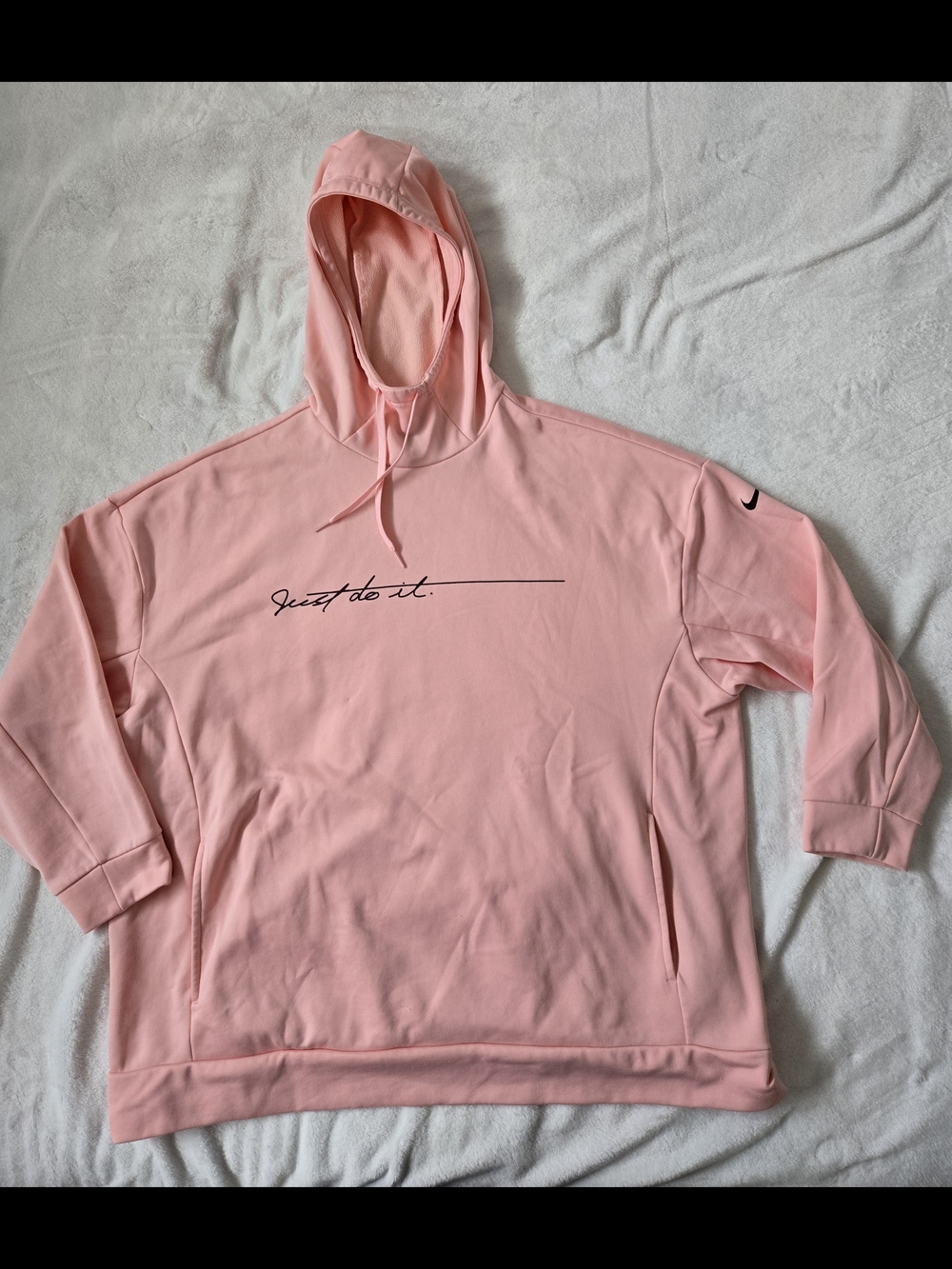 Nike Pink "Just Do It." Hoodie